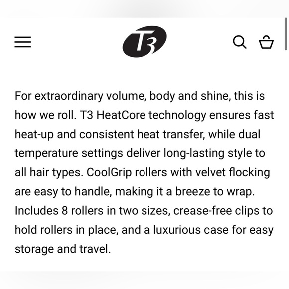 T3 1.75” Volumizing hot rollers set - Picture 3 of 8